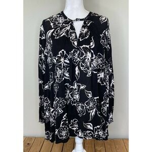 FREE PEOPLE Floral Oversized Mini Dress XS